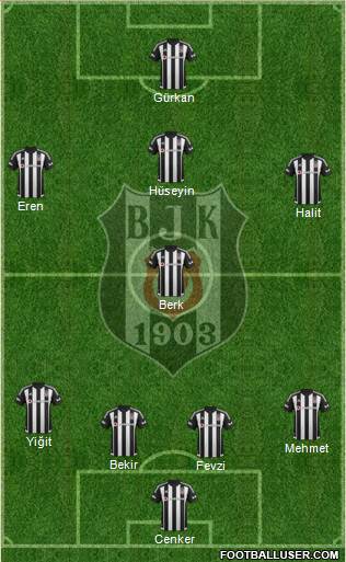 Besiktas JK Formation 2015