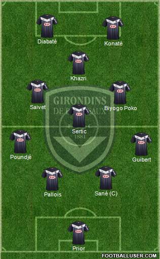 FC Girondins de Bordeaux Formation 2015