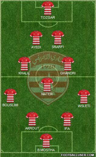 Club Africain Tunis Formation 2015