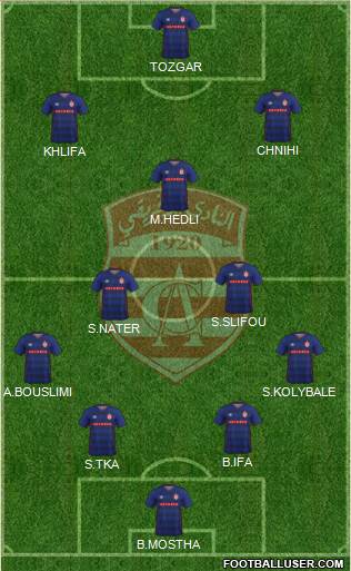 Club Africain Tunis Formation 2015