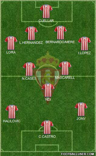 Real Sporting S.A.D. Formation 2015