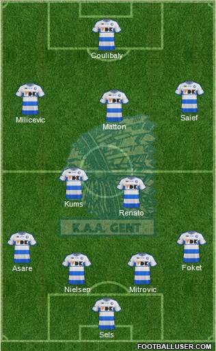 KAA Gent Formation 2015