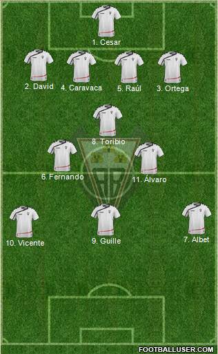 Albacete B., S.A.D. Formation 2015