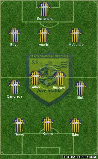 Juve Stabia Formation 2015