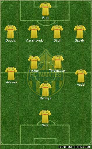 FC Nantes Formation 2015