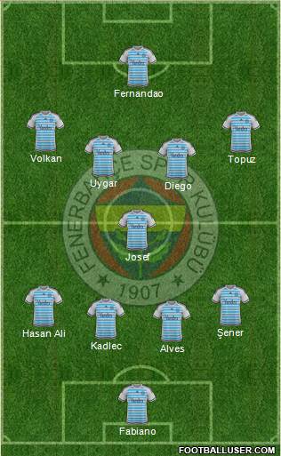 Fenerbahçe SK Formation 2015