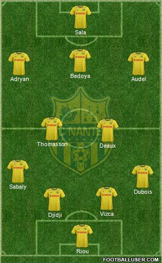FC Nantes Formation 2015