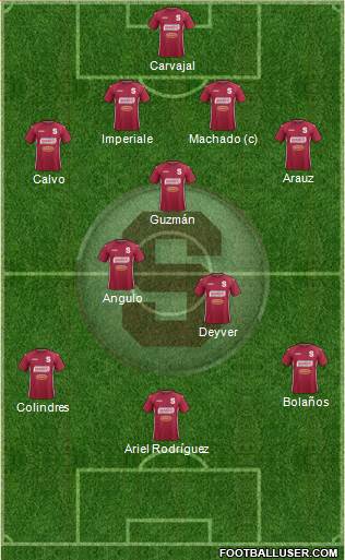 CD Saprissa Formation 2015