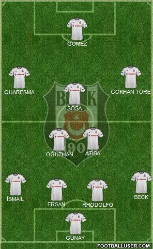 Besiktas JK Formation 2015