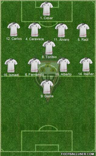 Albacete B., S.A.D. Formation 2015