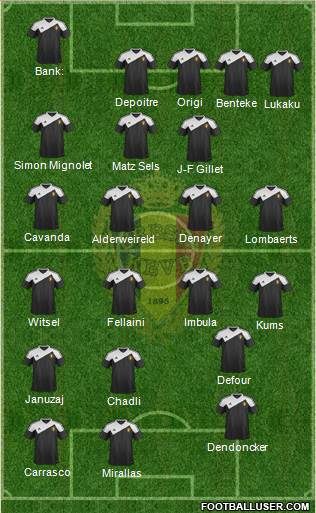 Belgium Formation 2015