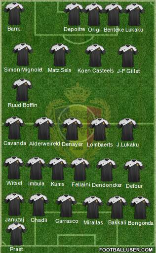Belgium Formation 2015