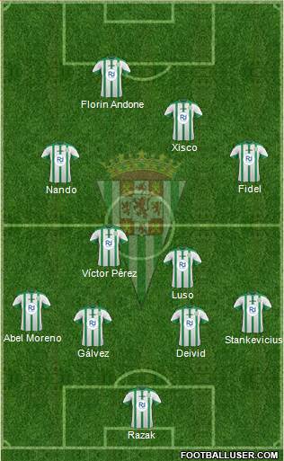 Córdoba C.F., S.A.D. Formation 2015
