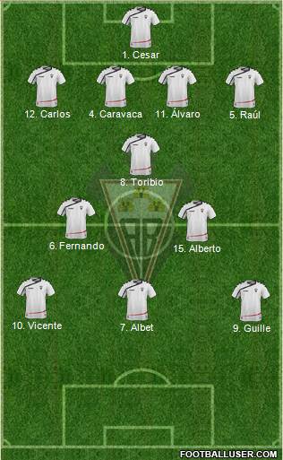 Albacete B., S.A.D. Formation 2015