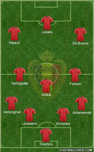 Belgium Formation 2015
