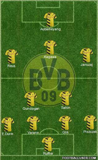 Borussia Dortmund Formation 2015