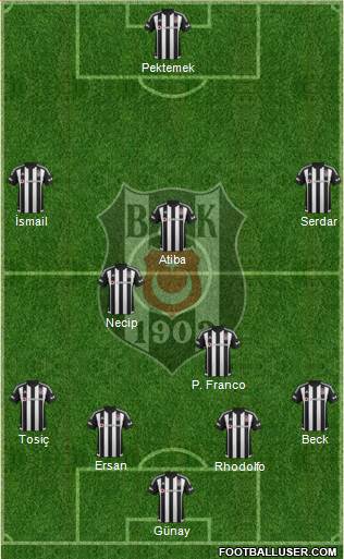 Besiktas JK Formation 2015
