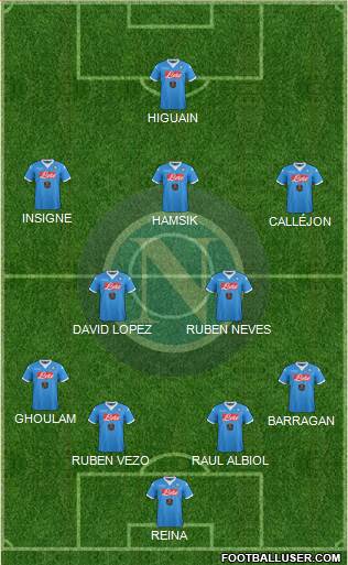 Napoli Formation 2015