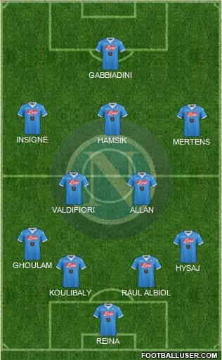 Napoli Formation 2015