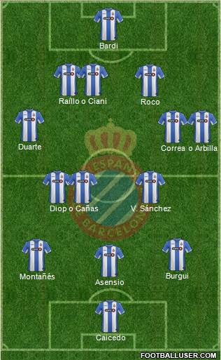 R.C.D. Espanyol de Barcelona S.A.D. Formation 2015