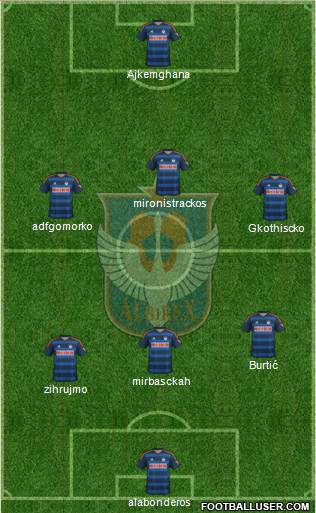 Albirex Niigata Formation 2015