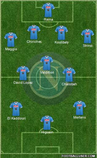 Napoli Formation 2015