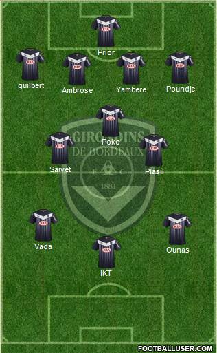 FC Girondins de Bordeaux Formation 2015