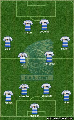 KAA Gent Formation 2015