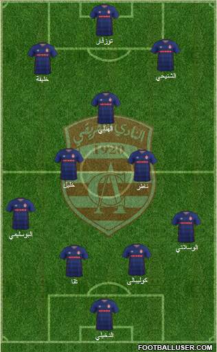 Club Africain Tunis Formation 2015