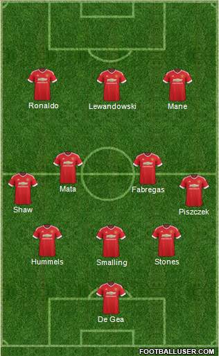 Manchester United Formation 2015