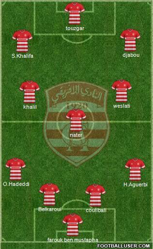 Club Africain Tunis Formation 2015