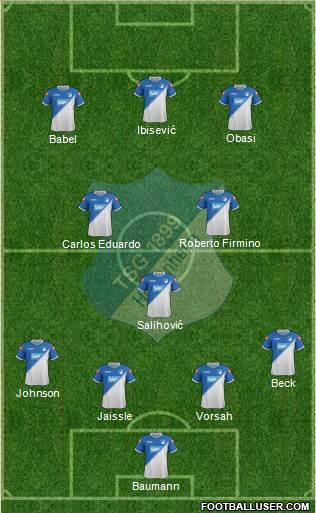TSG 1899 Hoffenheim Formation 2015