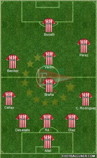 Estudiantes de La Plata Formation 2015