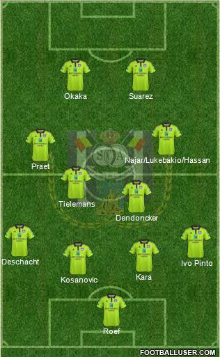 RSC Anderlecht Formation 2015
