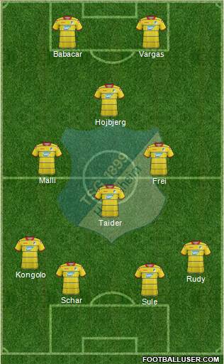 TSG 1899 Hoffenheim Formation 2015