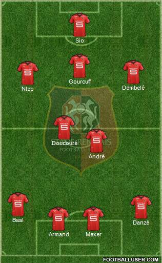 Stade Rennais Football Club Formation 2015