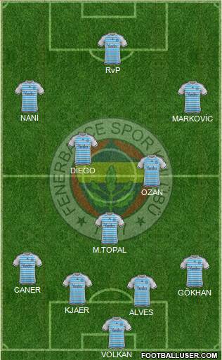 Fenerbahçe SK Formation 2015