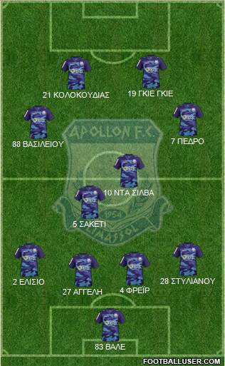 AMO Apollon Limassol Formation 2015