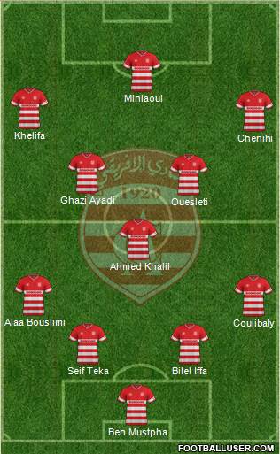 Club Africain Tunis Formation 2015