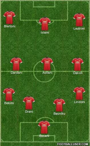 Manchester United Formation 2015