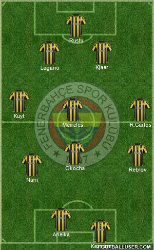 Fenerbahçe SK Formation 2015