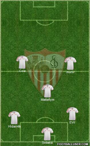 Sevilla F.C., S.A.D. Formation 2015