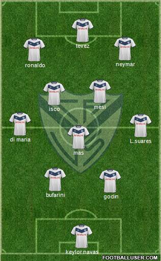 Vélez Sarsfield Formation 2015