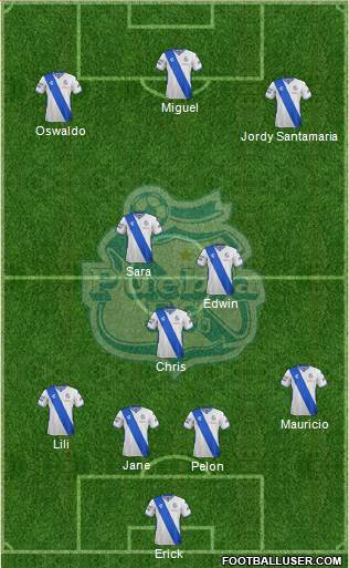 Club Puebla de la Franja Formation 2015