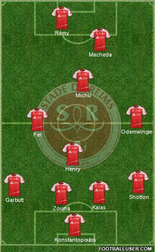 Stade de Reims Formation 2015