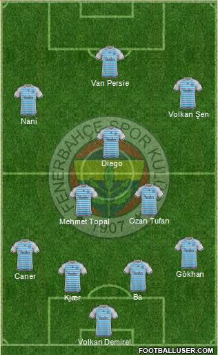 Fenerbahçe SK Formation 2015