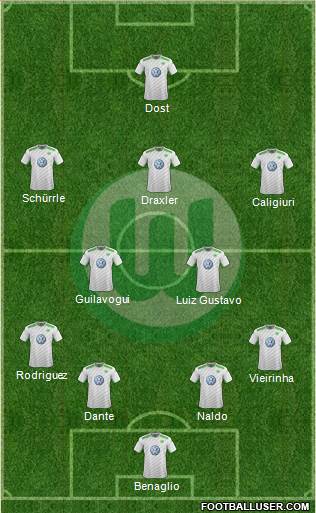 VfL Wolfsburg Formation 2015