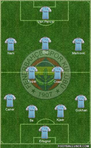 Fenerbahçe SK Formation 2015