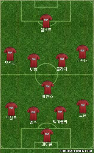 West Bromwich Albion Formation 2015