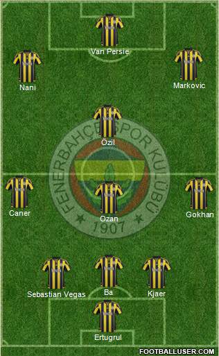 Fenerbahçe SK Formation 2015